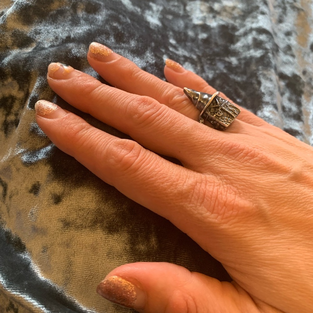 Dark Fawn Witch House Ring